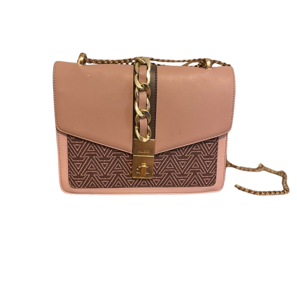 Authentic Aldo Gold Plated Chain Pink Design